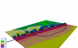 Valutazione previsionale di clima/impatto acustico in 3D